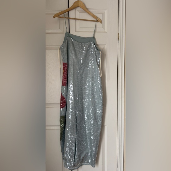 NWT FARM Rio Anthurium Flowers Slip Maxi Dress - Picture 5 of 6